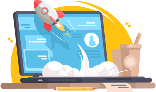 Laptop-rocket